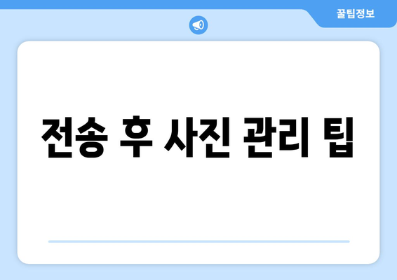 아이폰에서 갤럭시로 사진 전송하는 방법과 팁 | 아이폰, 갤럭시, 사진 전송, 스마트폰 활용