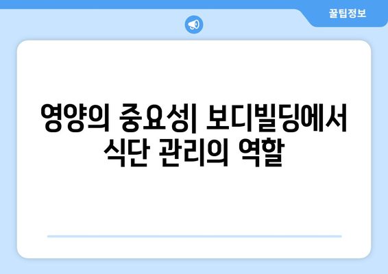 보디빌딩 초보 가이드| 효과적인 운동과 영양의 모든 것 | 보디빌딩, 초보자, 운동 방법, 영양 팁