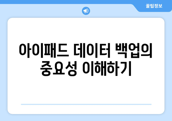 아이패드 데이터 관리를 위한 필수 팁과 방법 | 아이패드, 데이터 저장, 관리 노하우