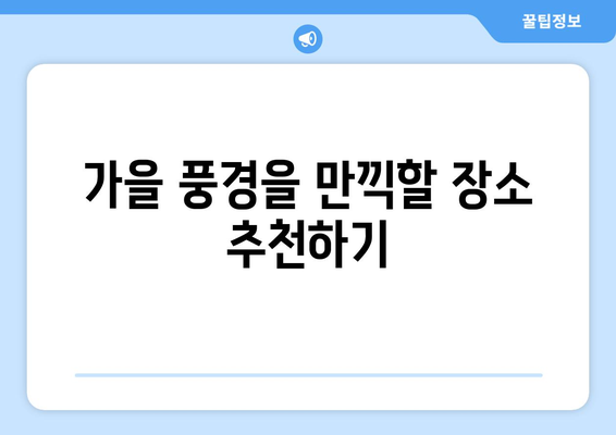 가을 나들이 준비 팁| 완벽한 준비를 위한 7가지 필수 아이템 | 가을 여행, 나들이, 준비물