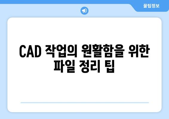 오토캐드 링크된 파일 관리 방법| 효율적으로 파일을 관리하는 팁 | 오토캐드, 파일 관리, CAD 작업"