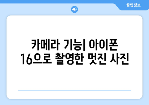 아이폰 16모델의 주요 기능과 선택 가이드 | 아이폰, 최신 스마트폰, 기술 리뷰