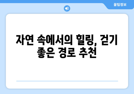 부산 근교 걷기 좋은 길 10선 가이드 | 트레킹, 힐링, 자연 탐방